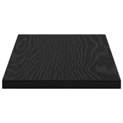 vidaXL Regalbrett 4 pcs Schwarz 40 x 20 x 1,5 cm Holzwerkstoff