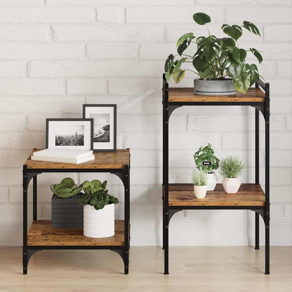 vidaXL Regalbrett 4 pcs Braun 40 x 40 x 1,5 cm Holzwerkstoff
