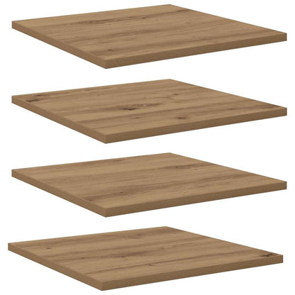 vidaXL Regalbrett 4 pcs Braun 40 x 40 x 1,5 cm Holzwerkstoff