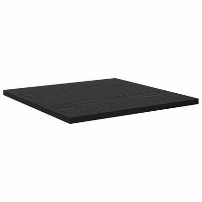 vidaXL Regalbrett 4 pcs Schwarz 40 x 40 x 1,5 cm Holzwerkstoff