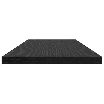 vidaXL Regalbrett 4 pcs Schwarz 60 x 20 x 1,5 cm Holzwerkstoff