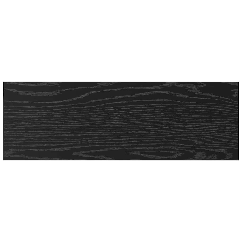 vidaXL Regalbrett 4 pcs Schwarz 60 x 20 x 1,5 cm Holzwerkstoff