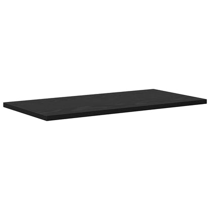 vidaXL Regalbrett 4 pcs Schwarz 60 x 30 x 1,5 cm Holzwerkstoff
