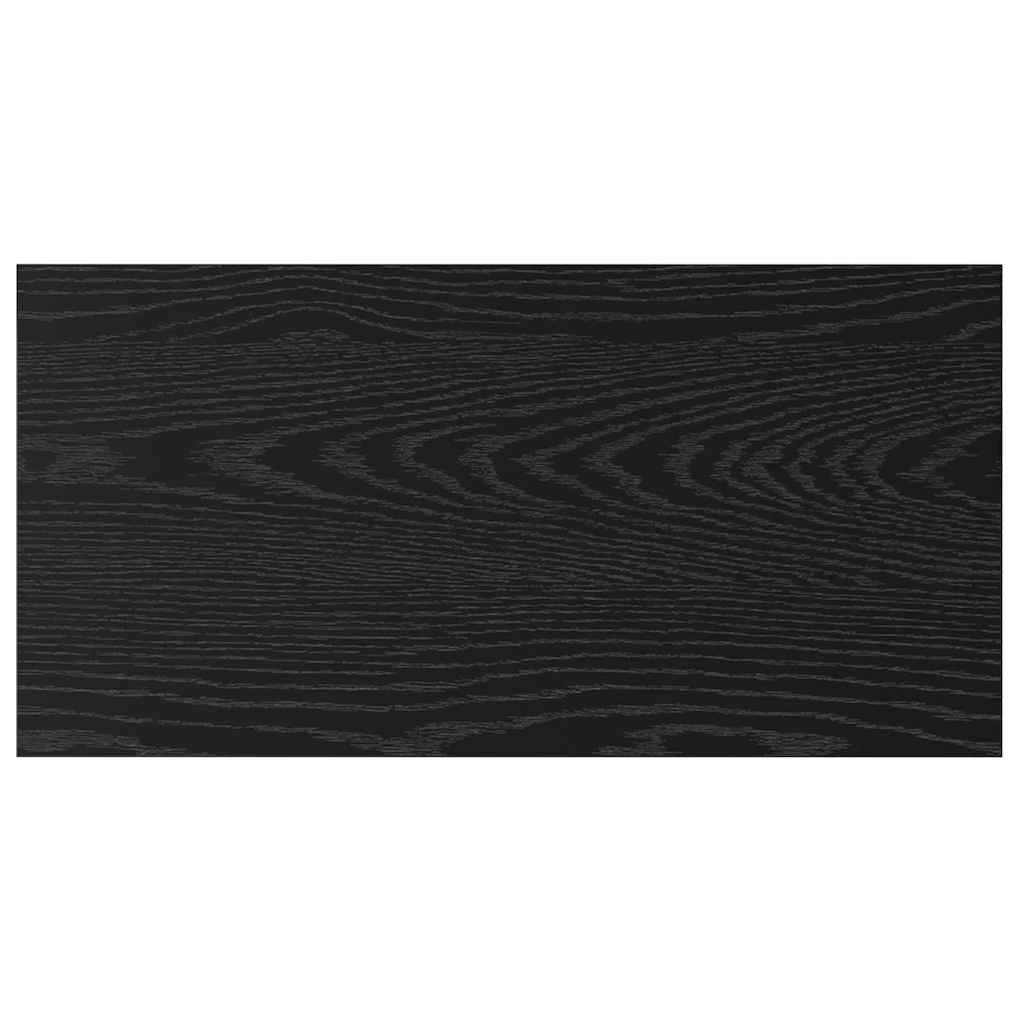 vidaXL Regalbrett 4 pcs Schwarz 60 x 30 x 1,5 cm Holzwerkstoff