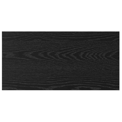 vidaXL Regalbrett 4 pcs Schwarz 60 x 30 x 1,5 cm Holzwerkstoff