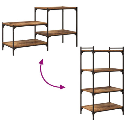 vidaXL Regalbrett 4 pcs Braun 60 x 40 x 1,5 cm Holzwerkstoff