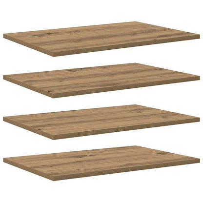 Regalbrett 4 pcs Braun 60 x 40 x 1,5 cm Holzwerkstoff