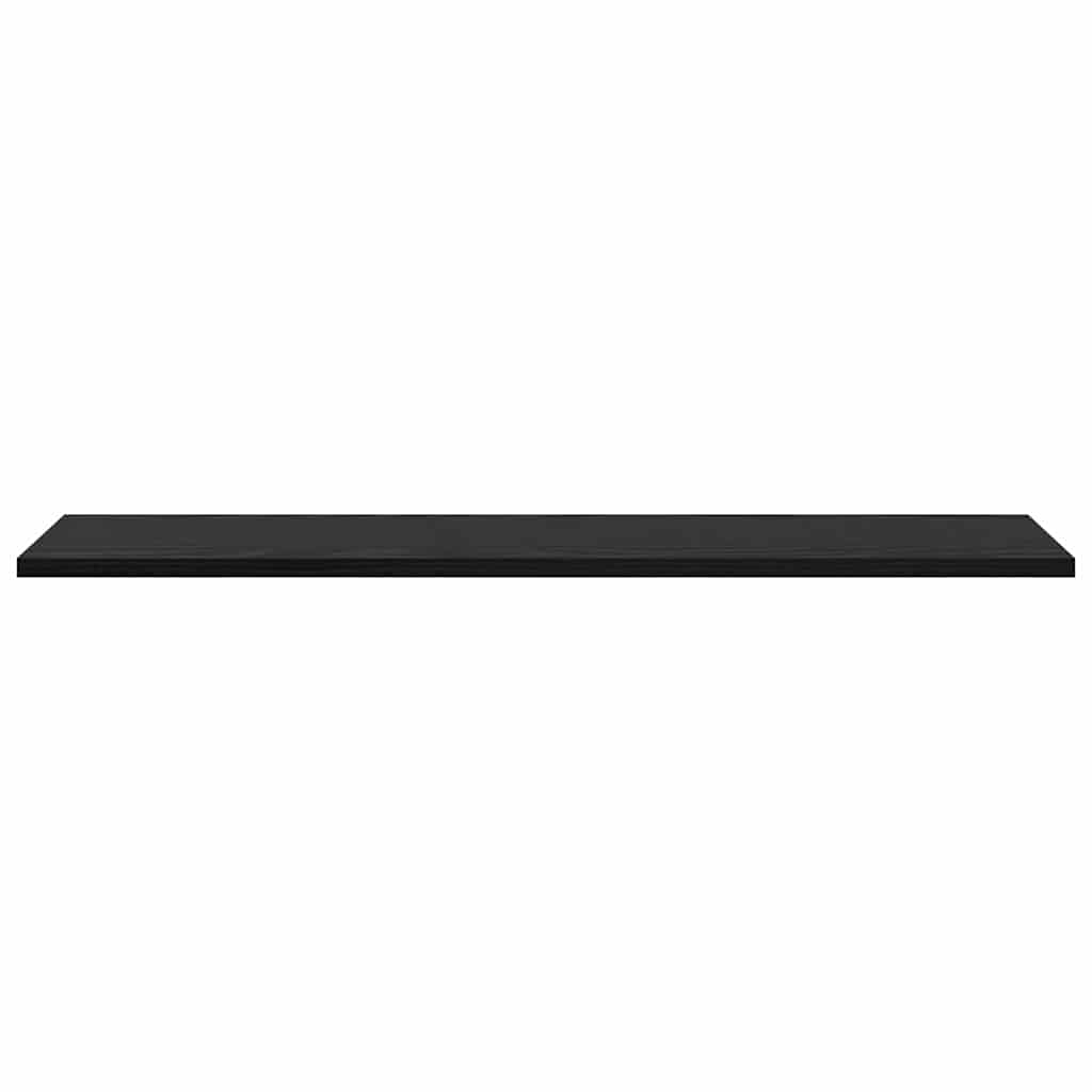 vidaXL Regalbrett 4 pcs Schwarz 80 x 20 x 1,5 cm Holzwerkstoff