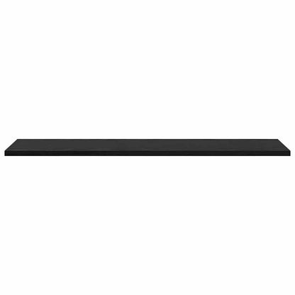 vidaXL Regalbrett 4 pcs Schwarz 80 x 20 x 1,5 cm Holzwerkstoff