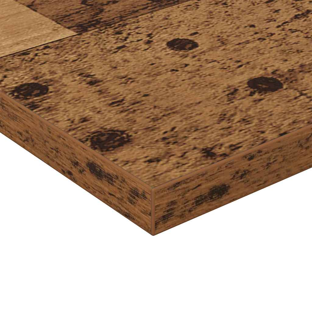 vidaXL Étagère murale 4 pcs Marron 80 x 40 x 1,5 cm Bois d'ingénierie