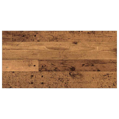 vidaXL Étagère murale 4 pcs Marron 80 x 40 x 1,5 cm Bois d'ingénierie