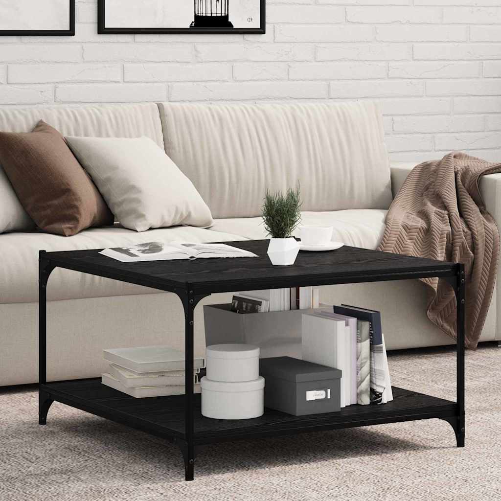 Regalbrett 4 pcs Schwarz 80 x 40 x 1,5 cm Holzwerkstoff