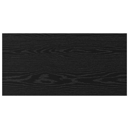 Regalbrett 4 pcs Schwarz 80 x 40 x 1,5 cm Holzwerkstoff