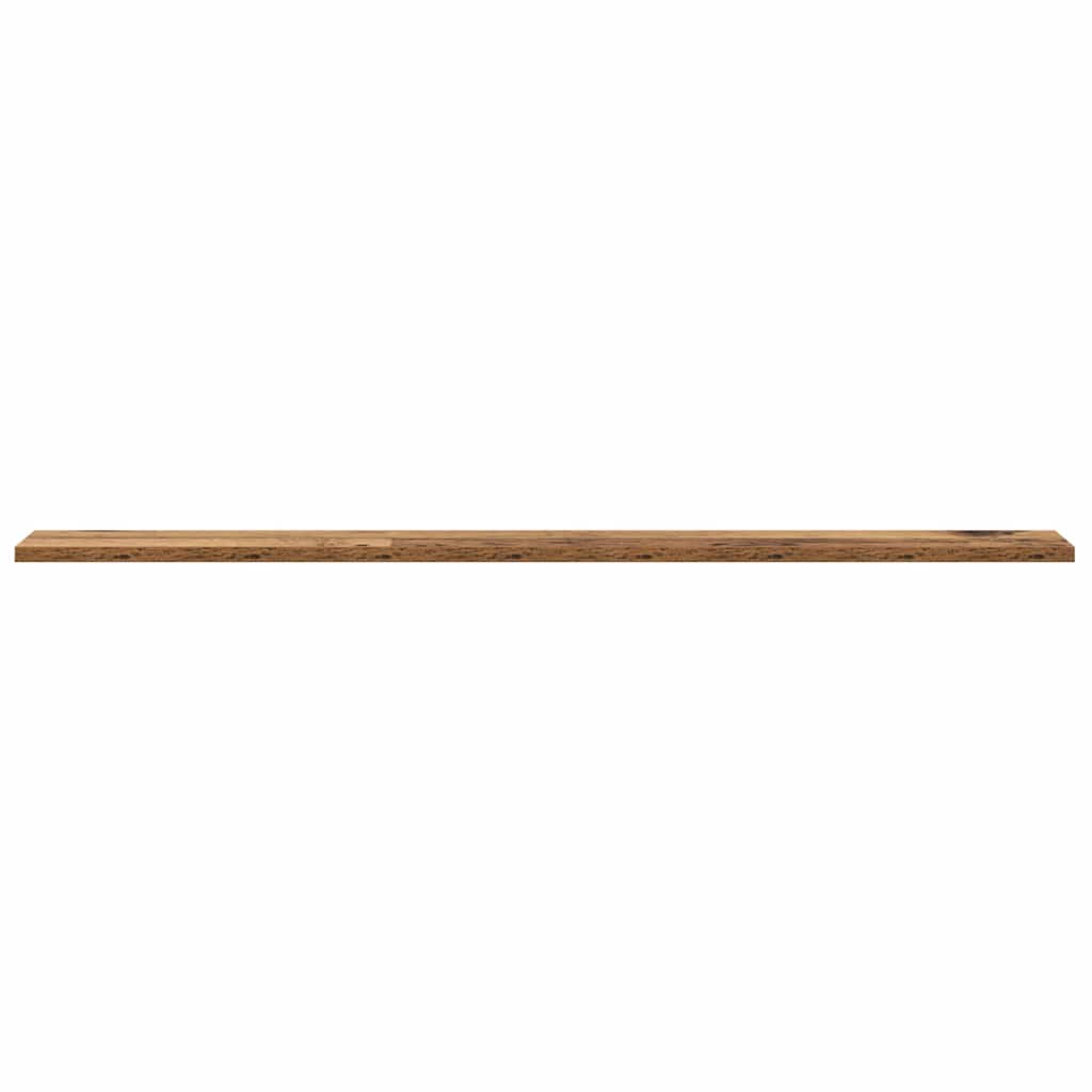 vidaXL Étagère murale 4 pcs Marron 100 x 10 x 1,5 cm Bois d'ingénierie
