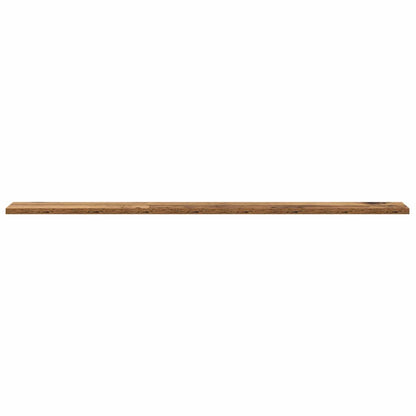 vidaXL Étagère murale 4 pcs Marron 100 x 10 x 1,5 cm Bois d'ingénierie