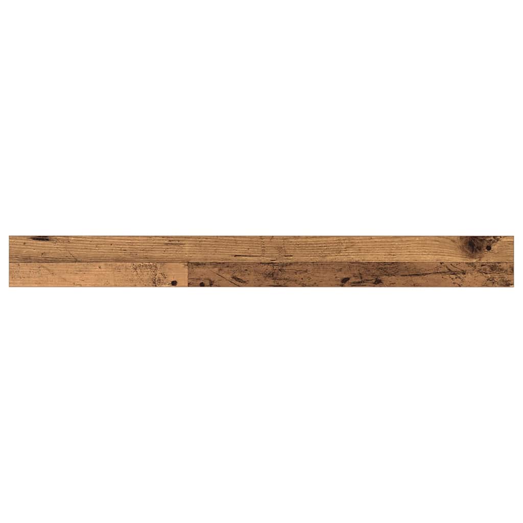 vidaXL Étagère murale 4 pcs Marron 100 x 10 x 1,5 cm Bois d'ingénierie