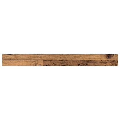 vidaXL Étagère murale 4 pcs Marron 100 x 10 x 1,5 cm Bois d'ingénierie