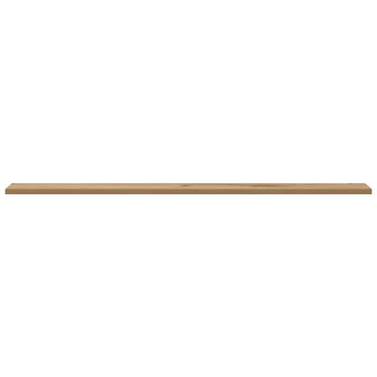 vidaXL Étagères murales 4 pcs Marron 100 x 10 x 1,5 cm Bois d'ingénierie