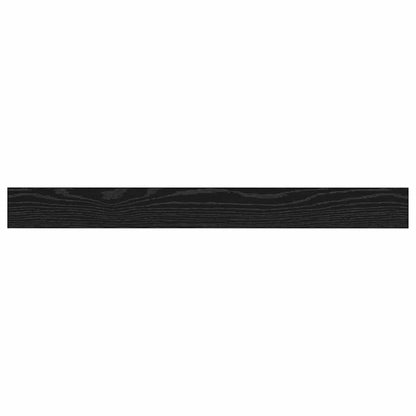 vidaXL Étagère 4 pcs Noir 100 x 10 x 1,5 cm Bois d'ingénierie
