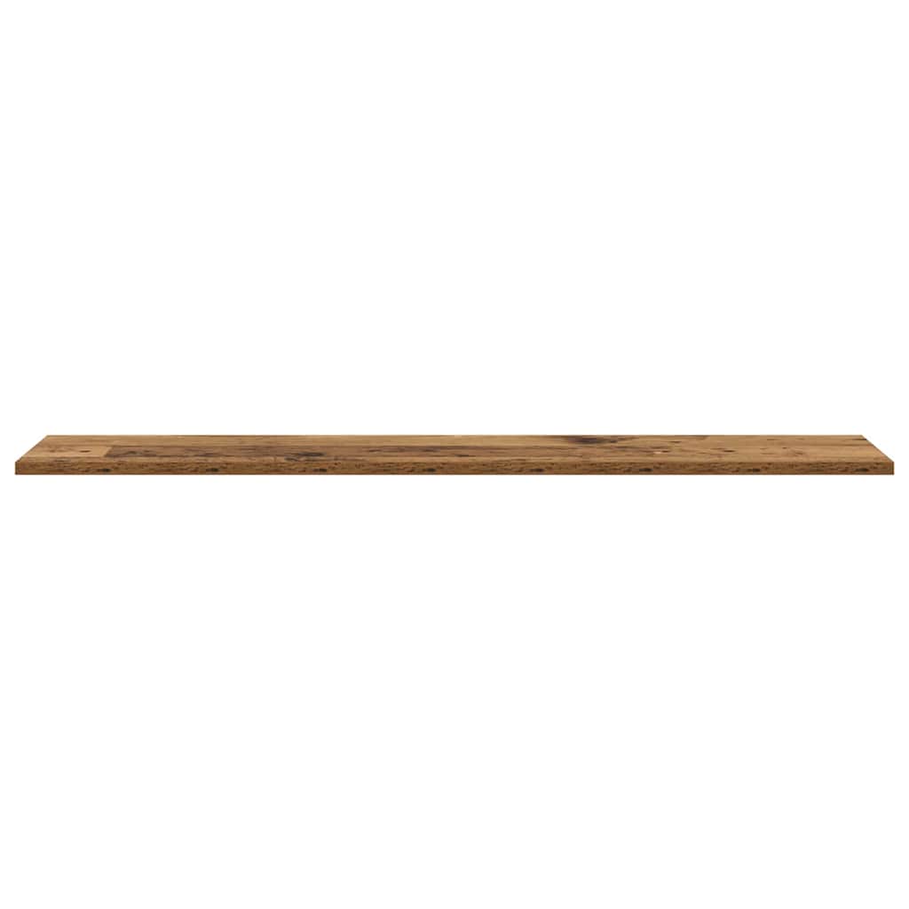 vidaXL Étagères murales 4 pcs Marron 100 x 20 x 1.5 cm Bois d'ingénierie