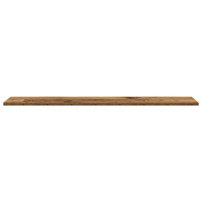 vidaXL Étagères murales 4 pcs Marron 100 x 20 x 1.5 cm Bois d'ingénierie