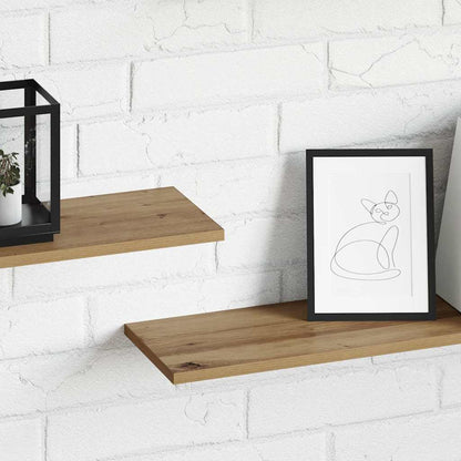 vidaXL Regalbrett 4 pcs Braun 100 x 20 x 1.5 cm Holzwerkstoff