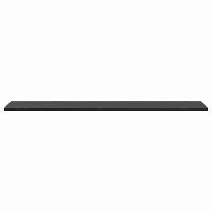 vidaXL Étagère murale 4 pcs Noir 100 x 20 x 1,5 cm Bois d'ingénierie