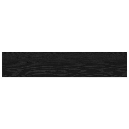 vidaXL Étagère murale 4 pcs Noir 100 x 20 x 1,5 cm Bois d'ingénierie