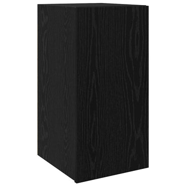 vidaXL Wand-TV-Schrank Schwarz Eichen-Optik 30,5 x 30 x 60 cm
