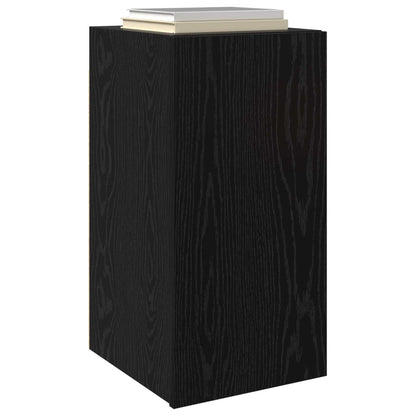 vidaXL Wand-TV-Schrank Schwarz Eichen-Optik 30,5 x 30 x 60 cm
