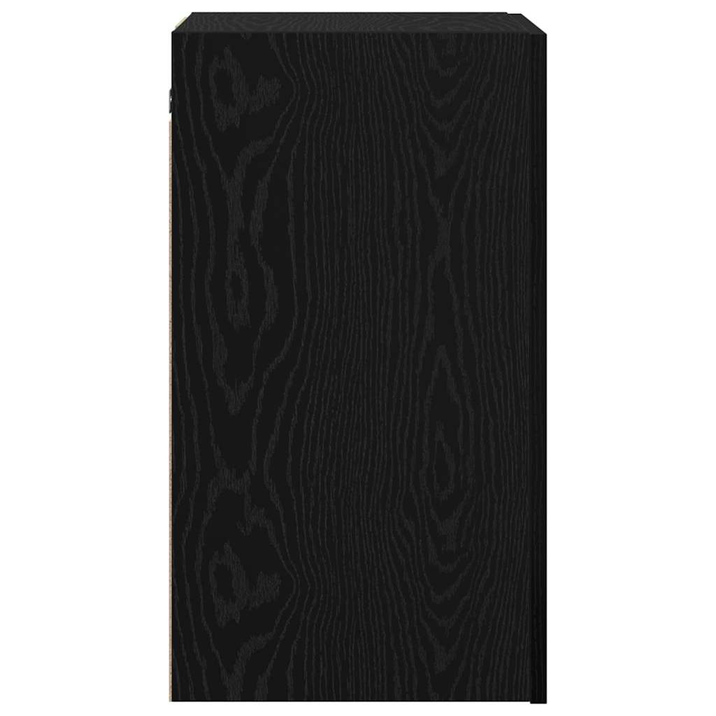 vidaXL Wand-TV-Schrank Schwarz Eichen-Optik 30,5 x 30 x 60 cm