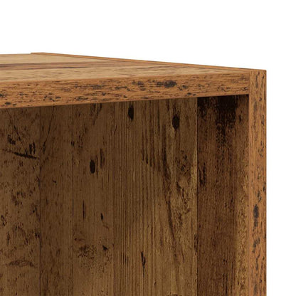 vidaXL Wandschrank 2 pcs Altholz 37 x 37 x 37 cm Holzwerkstoff