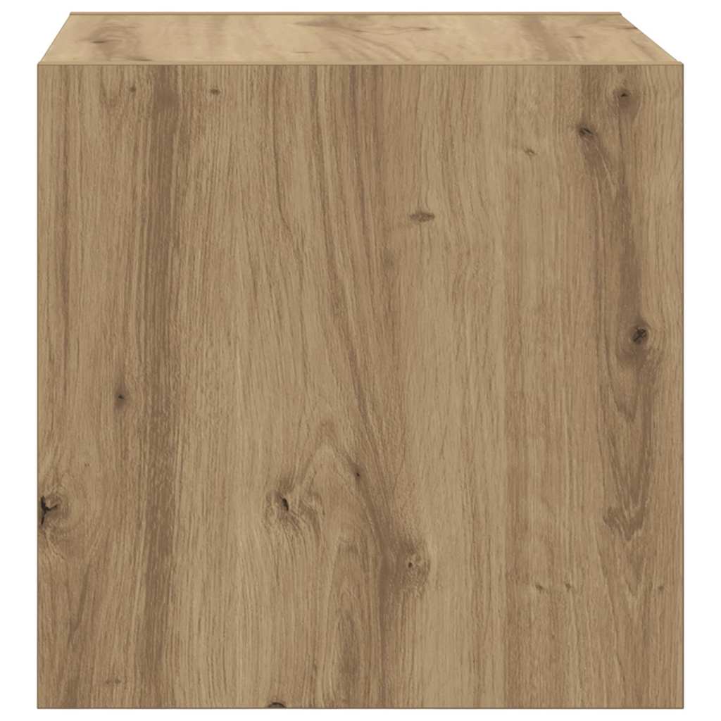 vidaXL Wandschrank Artisan-Eiche 37 x 37 x 37 cm Holzwerkstoff
