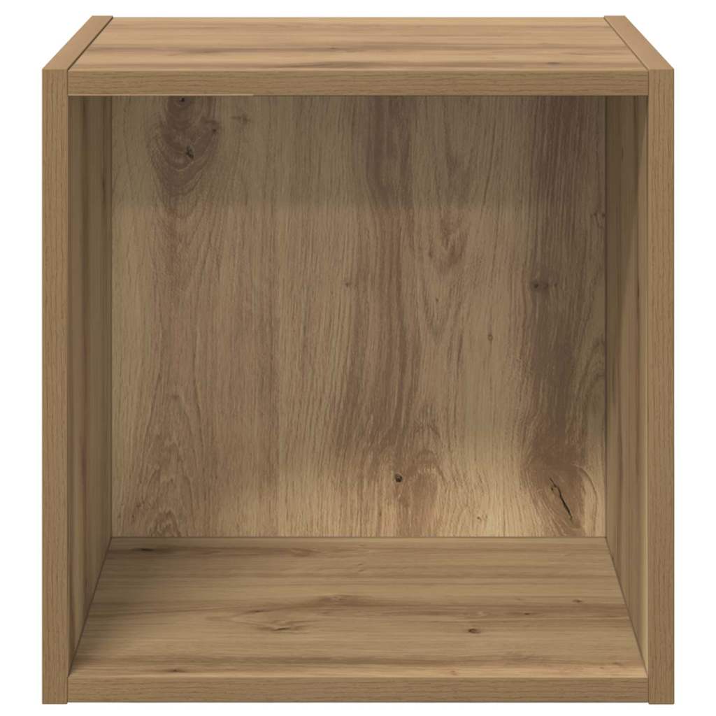 Wandschrank 2 pcs Artisan-Eiche 37 x 37 x 37 cm Holzwerkstoff