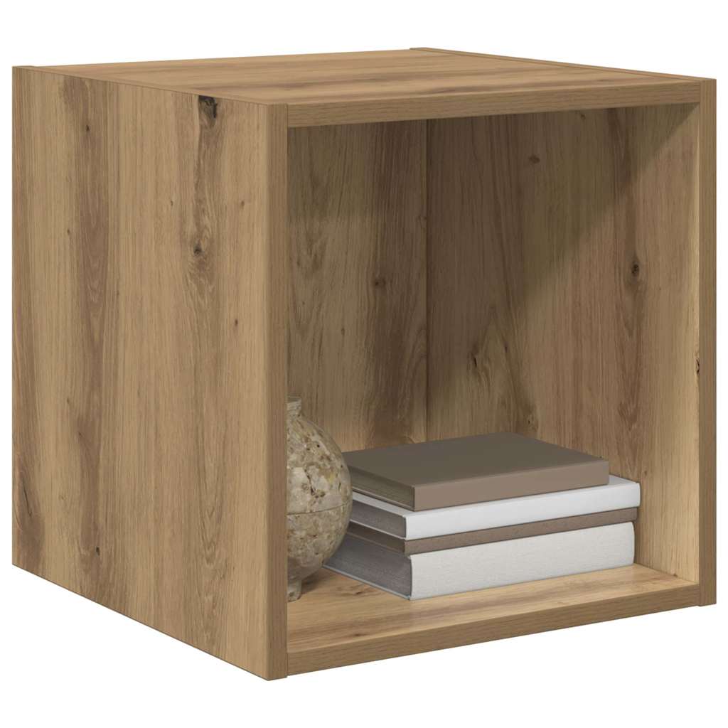 Wandschrank 2 pcs Artisan-Eiche 37 x 37 x 37 cm Holzwerkstoff