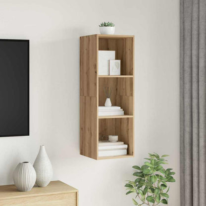 vidaXL Meuble TV chêne artisan 37 x 37 x 107 cm bois d'ingénierie