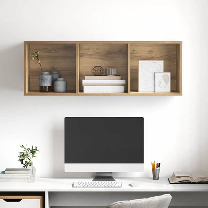 vidaXL Meuble TV chêne artisan 37 x 37 x 107 cm bois d'ingénierie