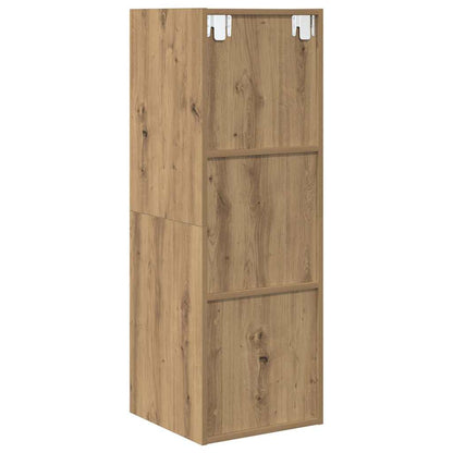 vidaXL Meuble TV chêne artisan 37 x 37 x 107 cm bois d'ingénierie