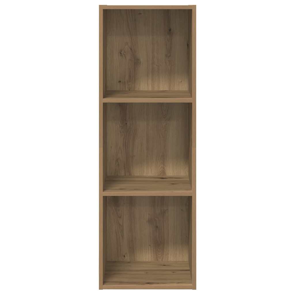 vidaXL Meuble TV chêne artisan 37 x 37 x 107 cm bois d'ingénierie