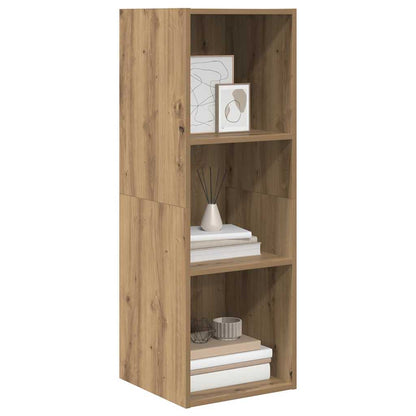 vidaXL Meuble TV chêne artisan 37 x 37 x 107 cm bois d'ingénierie