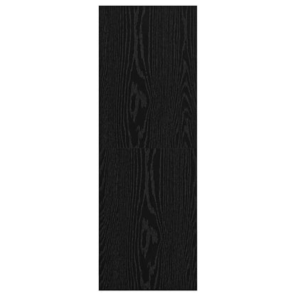 vidaXL Meuble TV Noir aspect chêne 37 x 37 x 107 cm