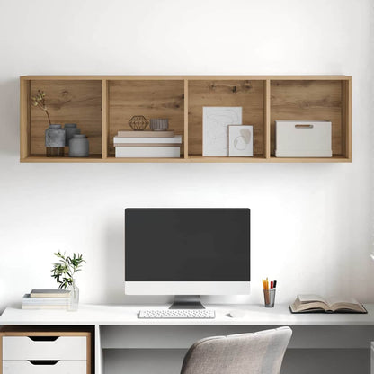 vidaXL Meuble TV, ensemble, chêne artisanal 37 x 37 x 142,5 cm, bois d'ingénierie