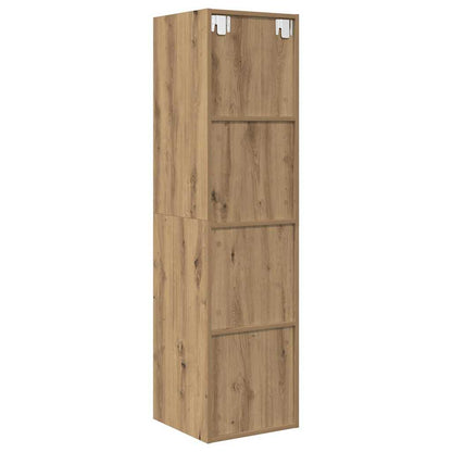 vidaXL Meuble TV, ensemble, chêne artisanal 37 x 37 x 142,5 cm, bois d'ingénierie