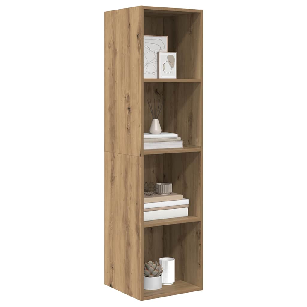 vidaXL Meuble TV, ensemble, chêne artisanal 37 x 37 x 142,5 cm, bois d'ingénierie