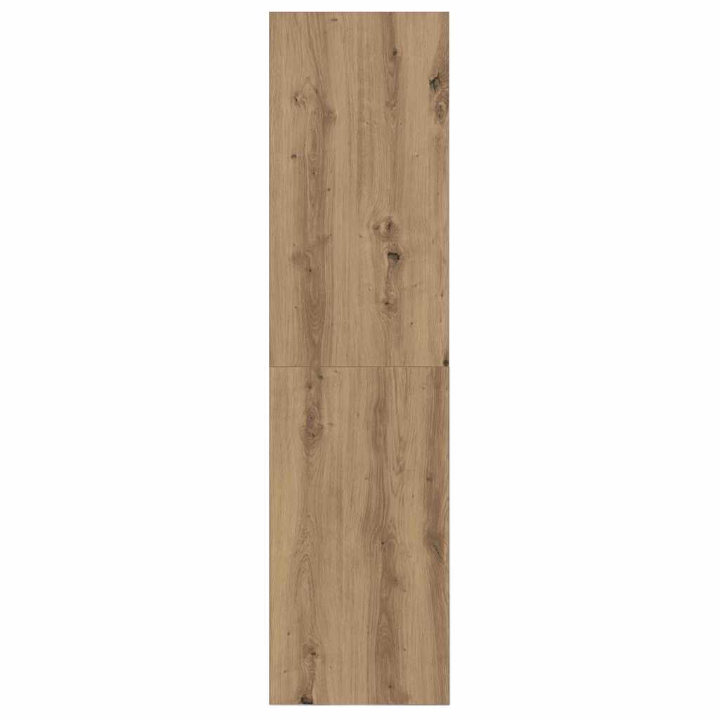 vidaXL Meuble TV, ensemble, chêne artisanal 37 x 37 x 142,5 cm, bois d'ingénierie