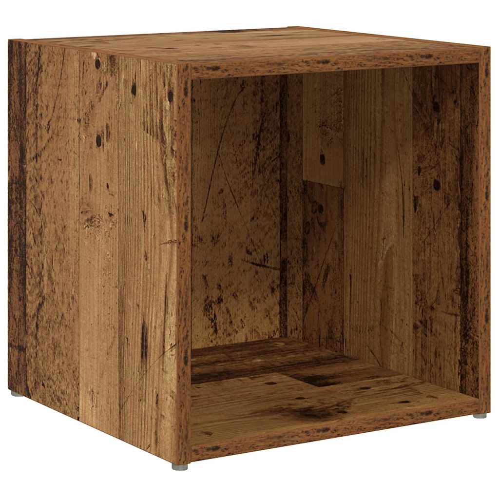 vidaXL Meuble TV 2 pcs en bois de récupération 37 x 35 x 37,5 cm bois d'ingénierie
