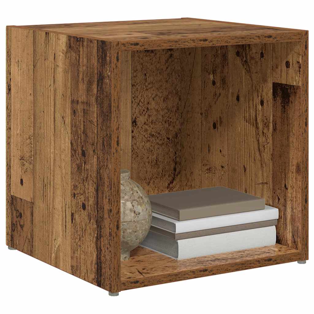 vidaXL Meuble TV 2 pcs en bois de récupération 37 x 35 x 37,5 cm bois d'ingénierie