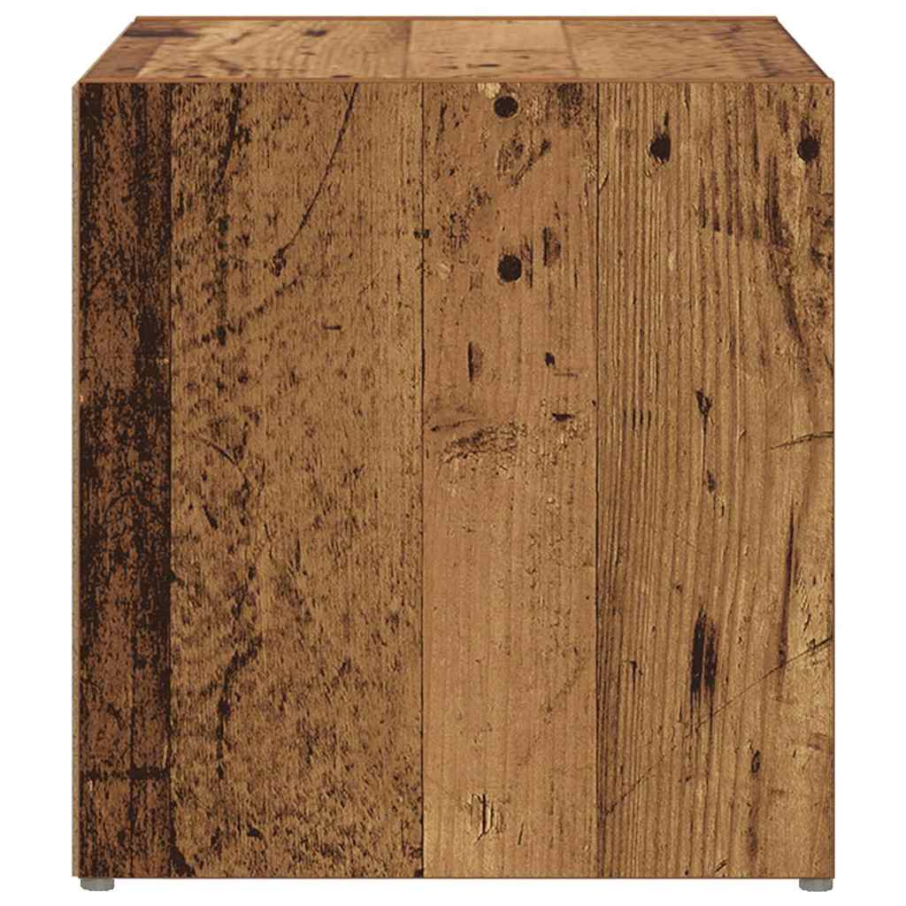 vidaXL Meuble TV 2 pcs en bois de récupération 37 x 35 x 37,5 cm bois d'ingénierie