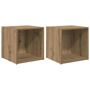 vidaXL Ensemble de 2 meubles TV chêne artisanal 37 x 35 x 37,5 cm