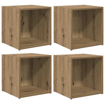 vidaXL TV-Schrankset 4 pcs Artisan-Eiche 37 x 35 x 37,5 cm
